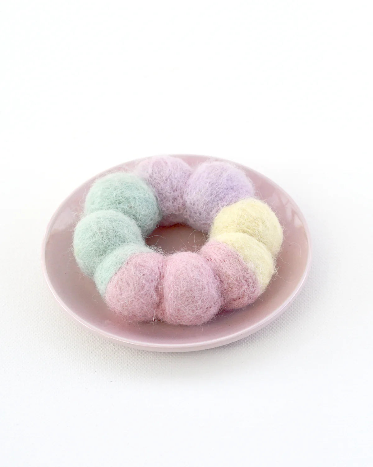 Felt Baked Goods - Pastel Glazed Mochi Donut