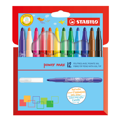 Stabilo Power Max Fibre-Tip Pens