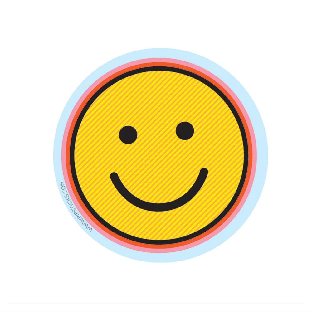 Smiley Face Vinyl Sticker