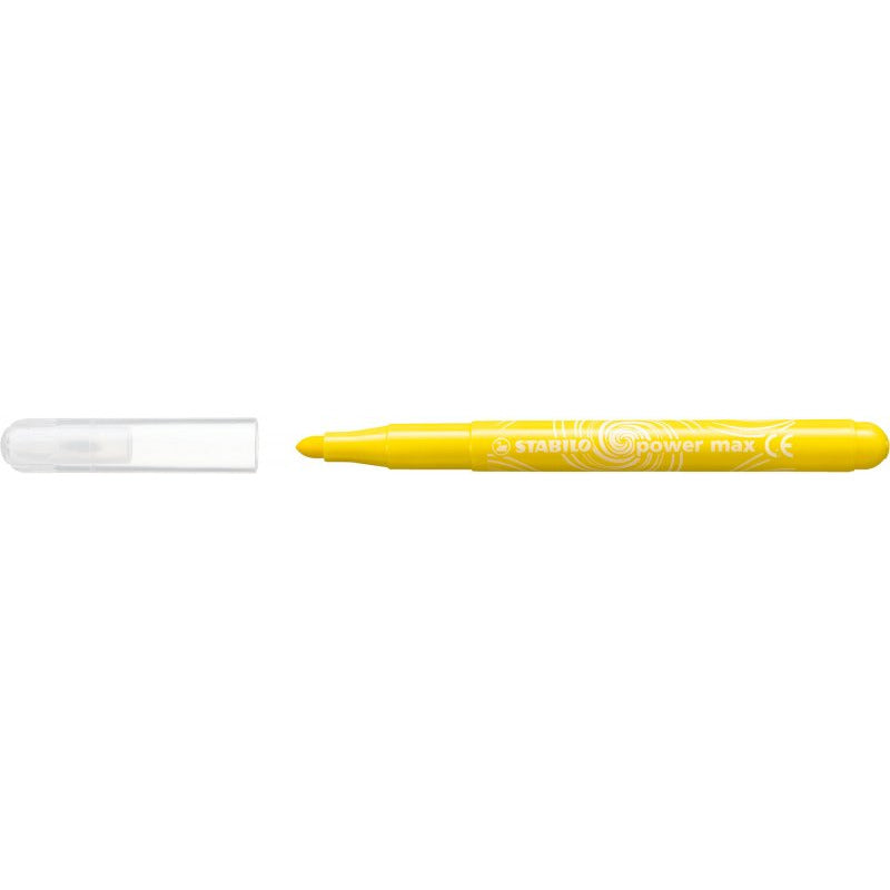 Stabilo 12 fibre-tip felt pens - power max