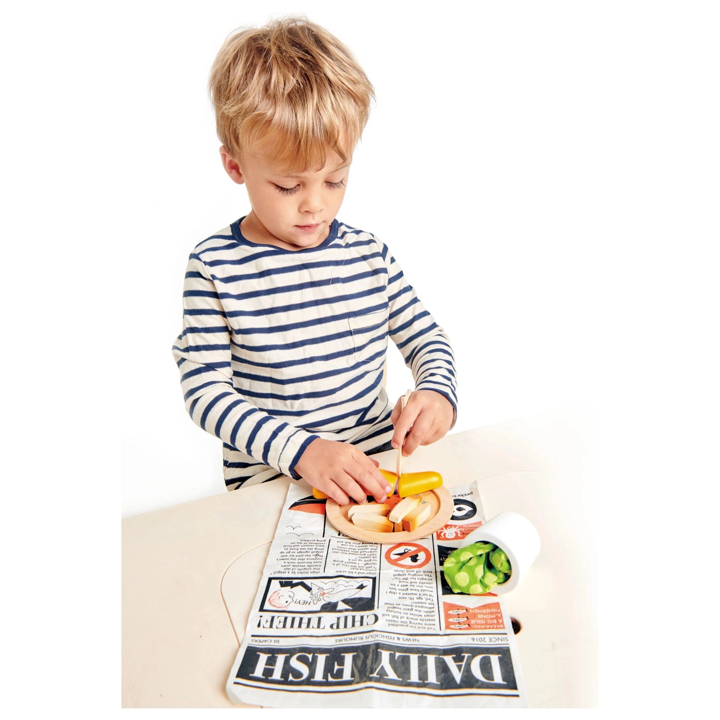 Fish & Chips Supper Wood Play Set