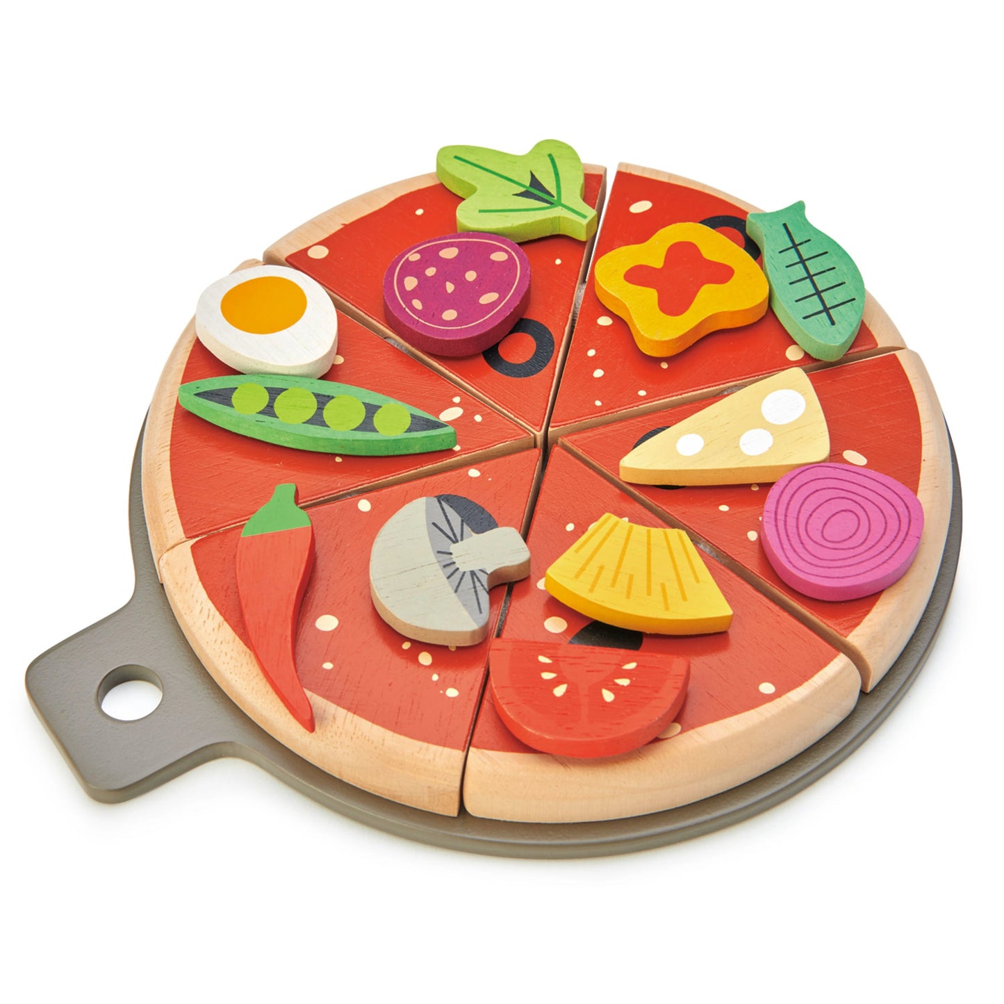 Pizza Party Wood Play Set