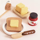 Wooden Pop-Up Toaster & Breakfast Set