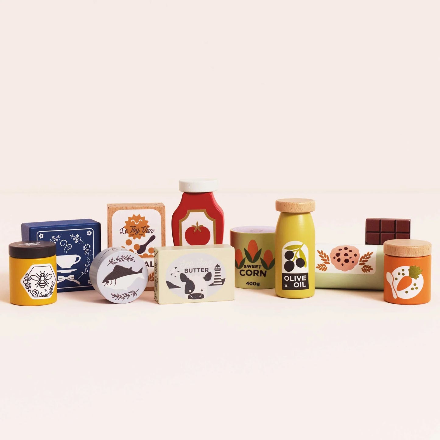 Wooden Groceries & Scanner Set