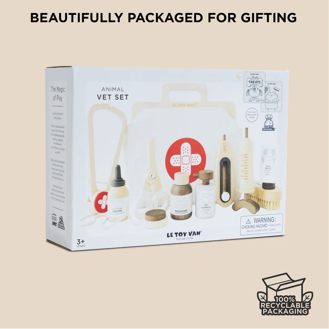 Wooden Animal Vet Kit