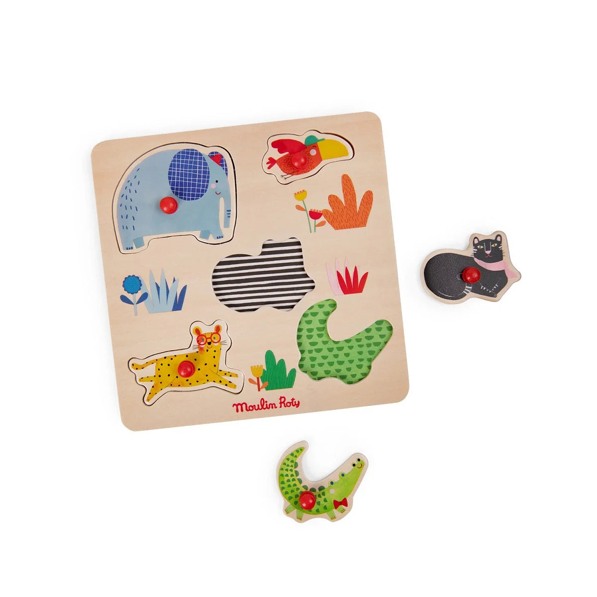 Les Toupitis Animal Peg Puzzle