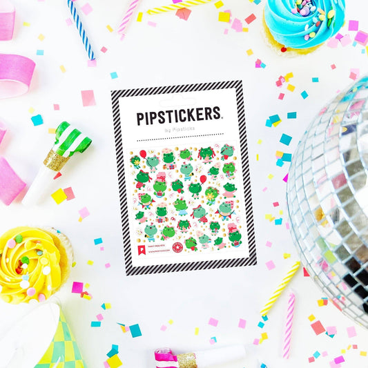 Fancy Frog Fête Stickers