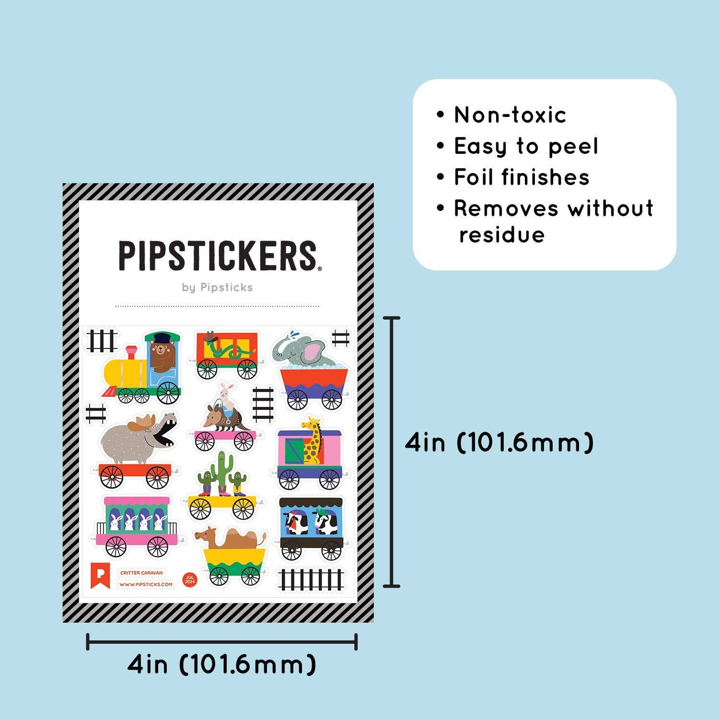 Critter Caravan Stickers