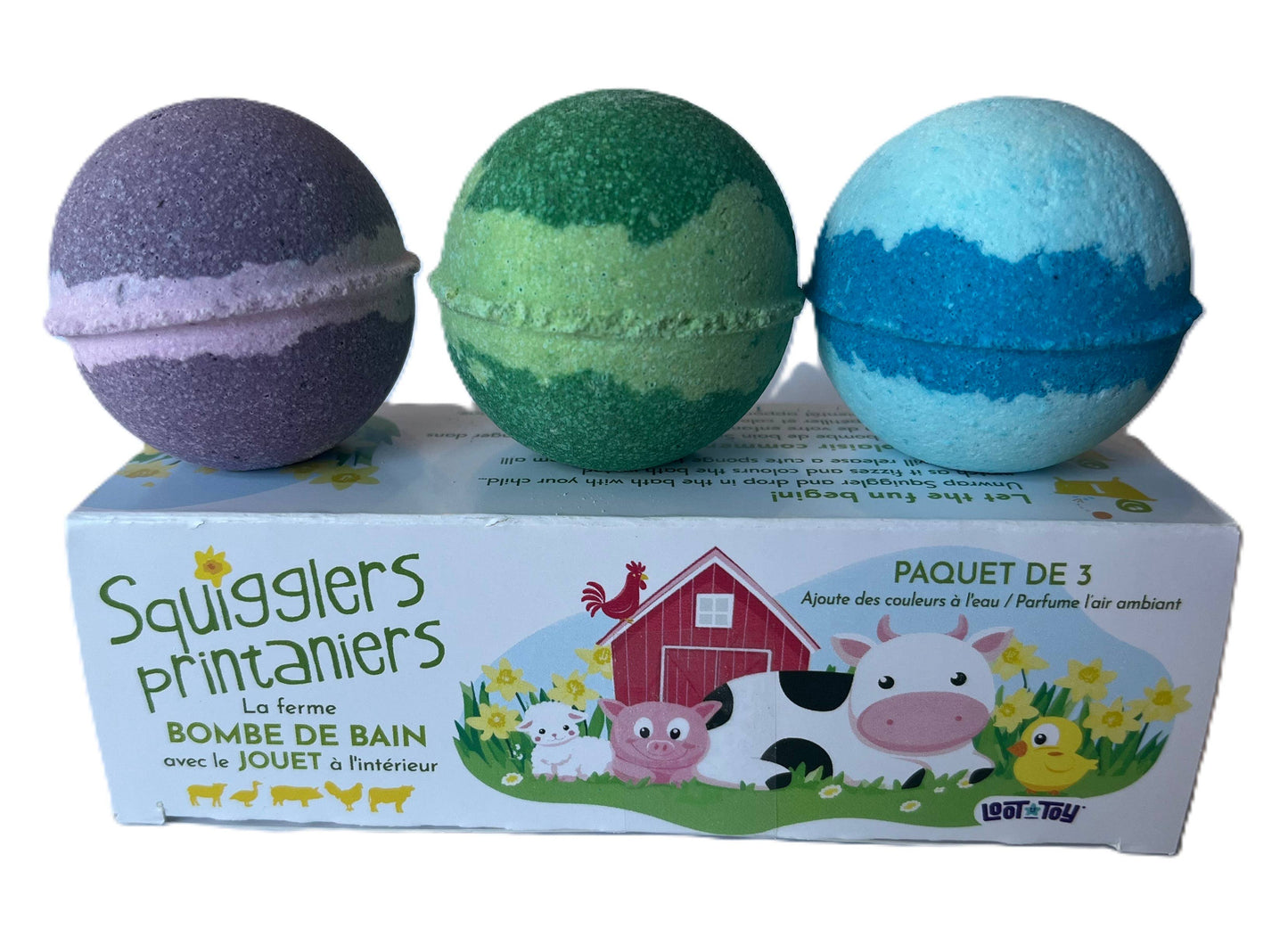 Spring Squigglers Bath Bombs (Limited Edition 3-pack)