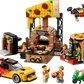 City: Pizza Delivery Experience with Vehicles Building Set