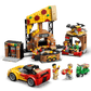City: Pizza Delivery Experience with Vehicles Building Set