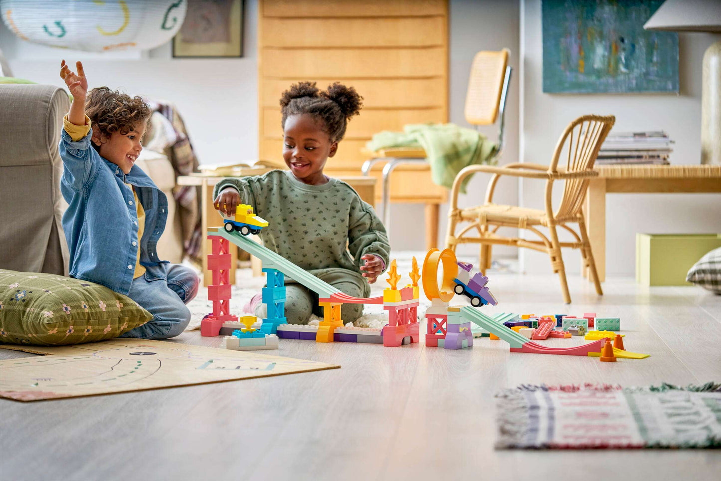Duplo: 3-in-1 Creative Ramps with Vehicles Building Set
