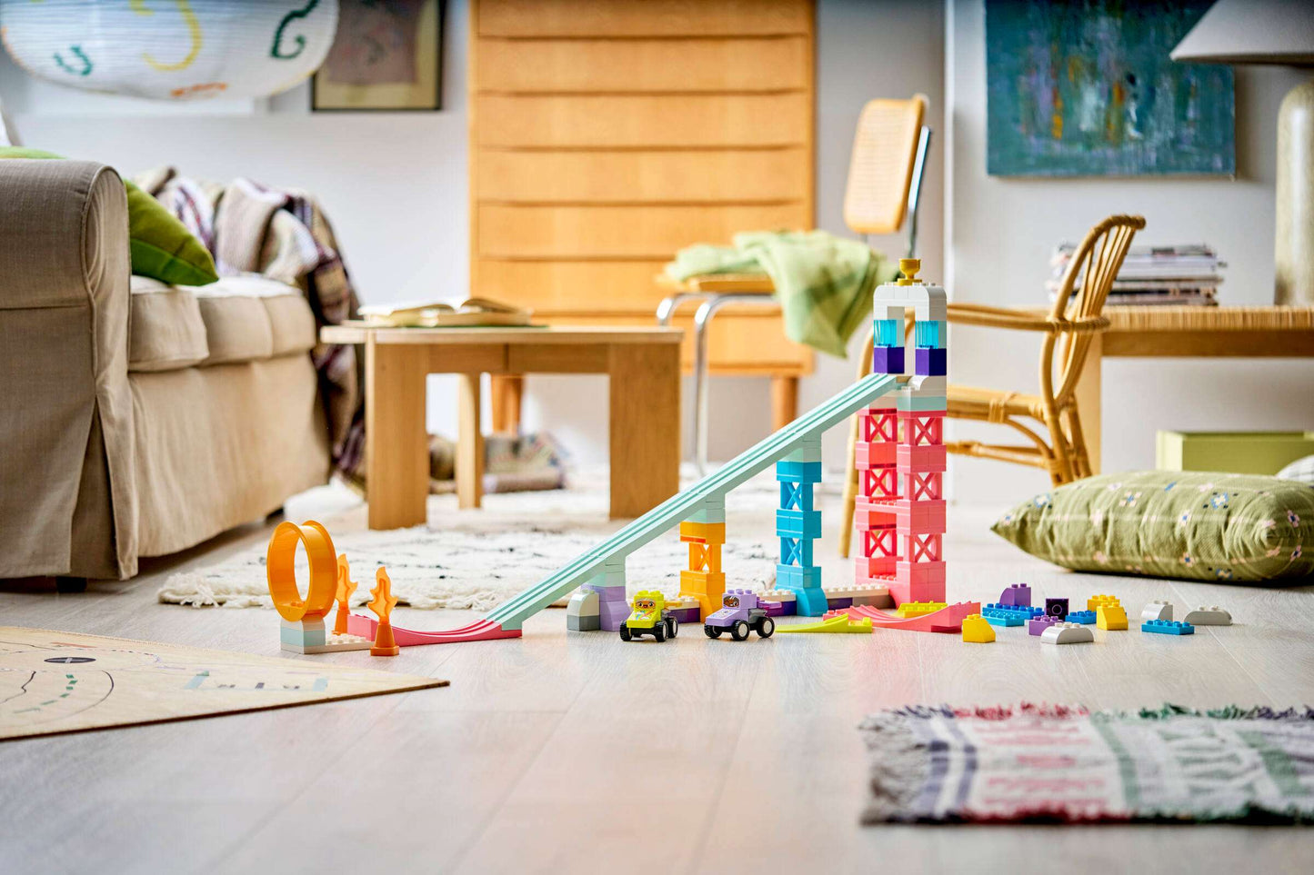Duplo: 3-in-1 Creative Ramps with Vehicles Building Set