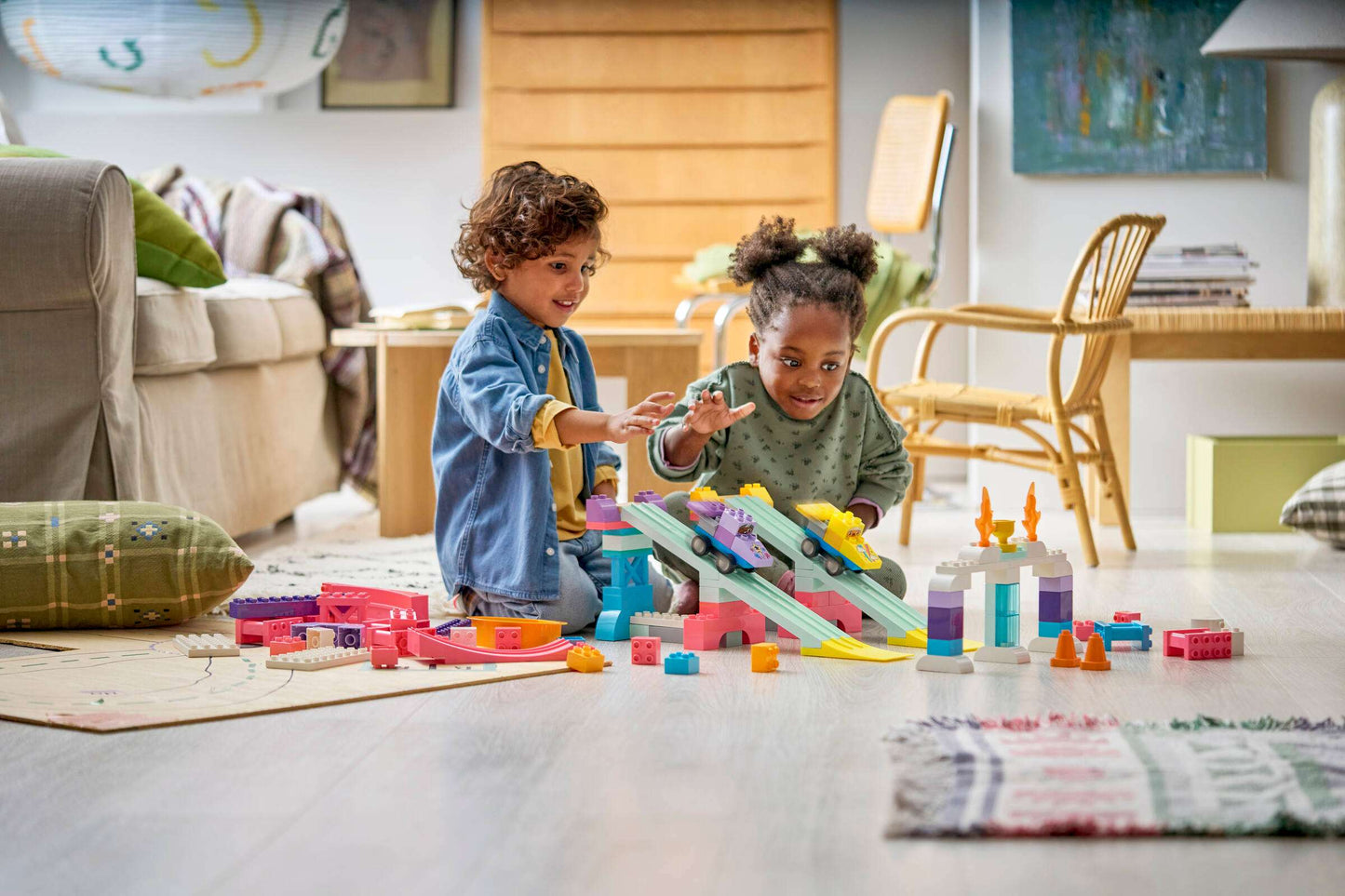 Duplo: 3-in-1 Creative Ramps with Vehicles Building Set
