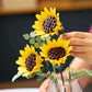 Botanical Collection: Sunflowers Bouquet Building Kit