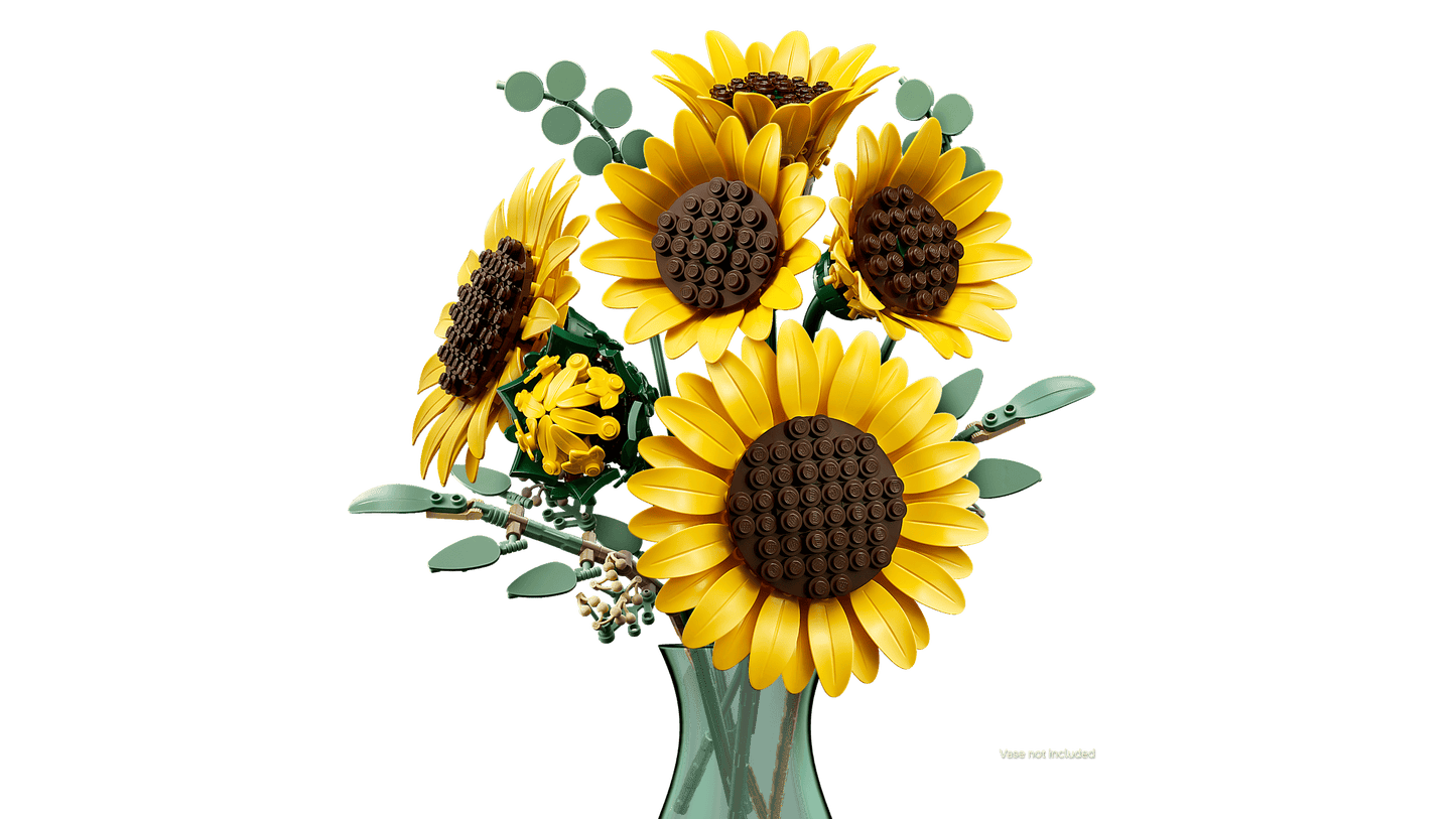 Botanical Collection: Sunflowers Bouquet Building Kit