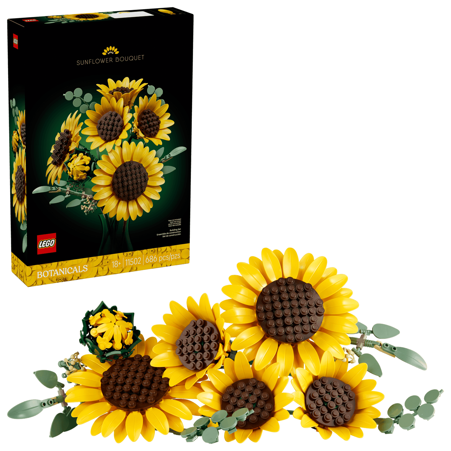 Botanical Collection: Sunflowers Bouquet Building Kit
