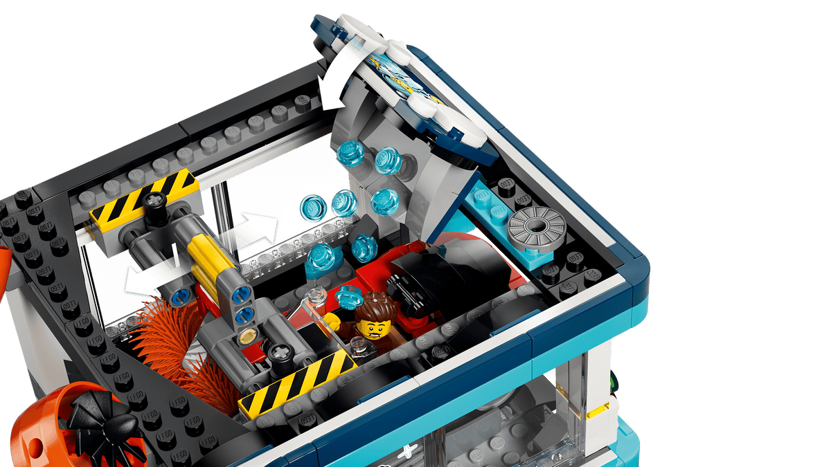 City: Drive-Through Car Wash Building Set