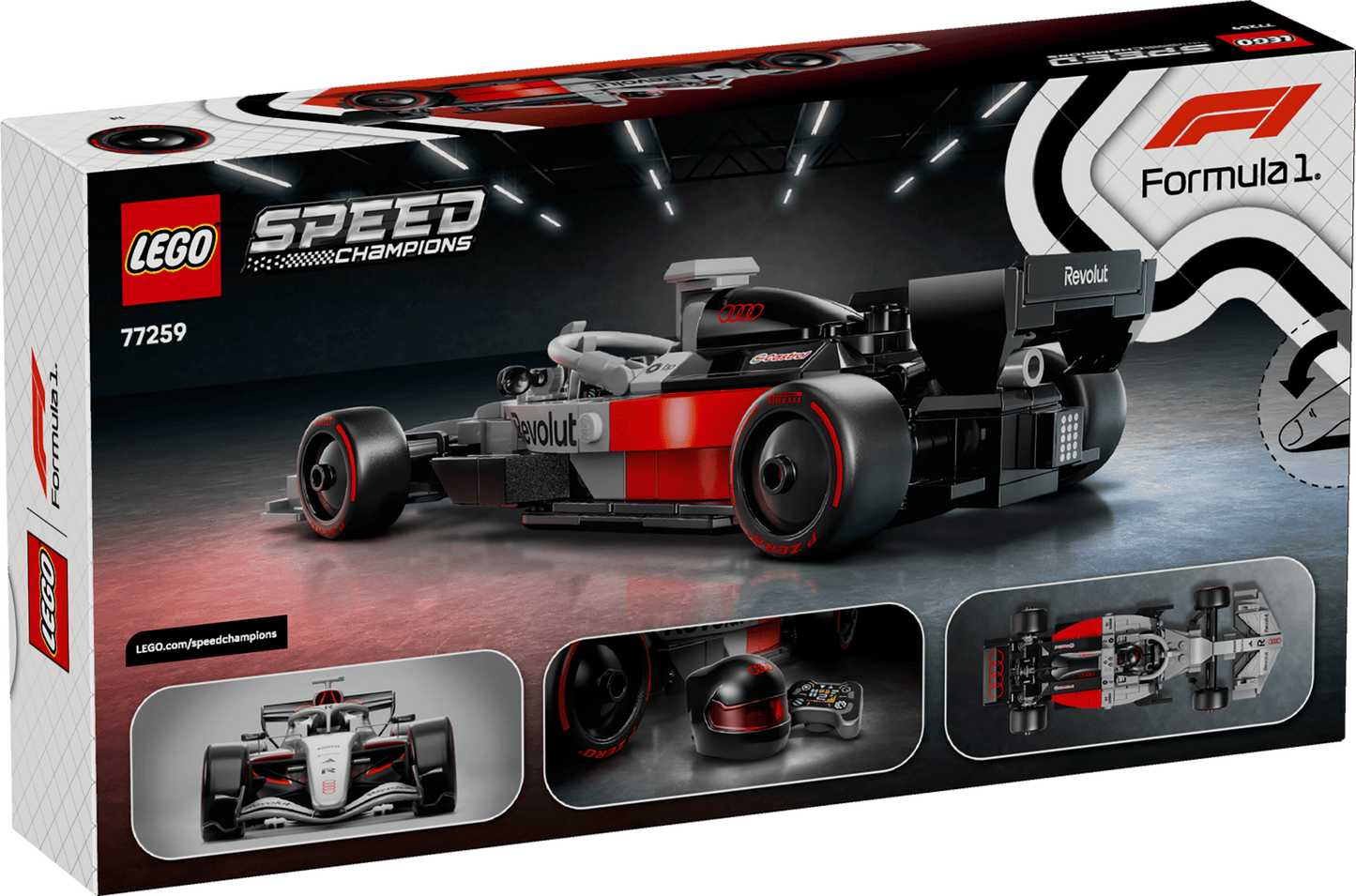 Speed Champions: Audi Revolut F1® Team R26 Race Car Building Set