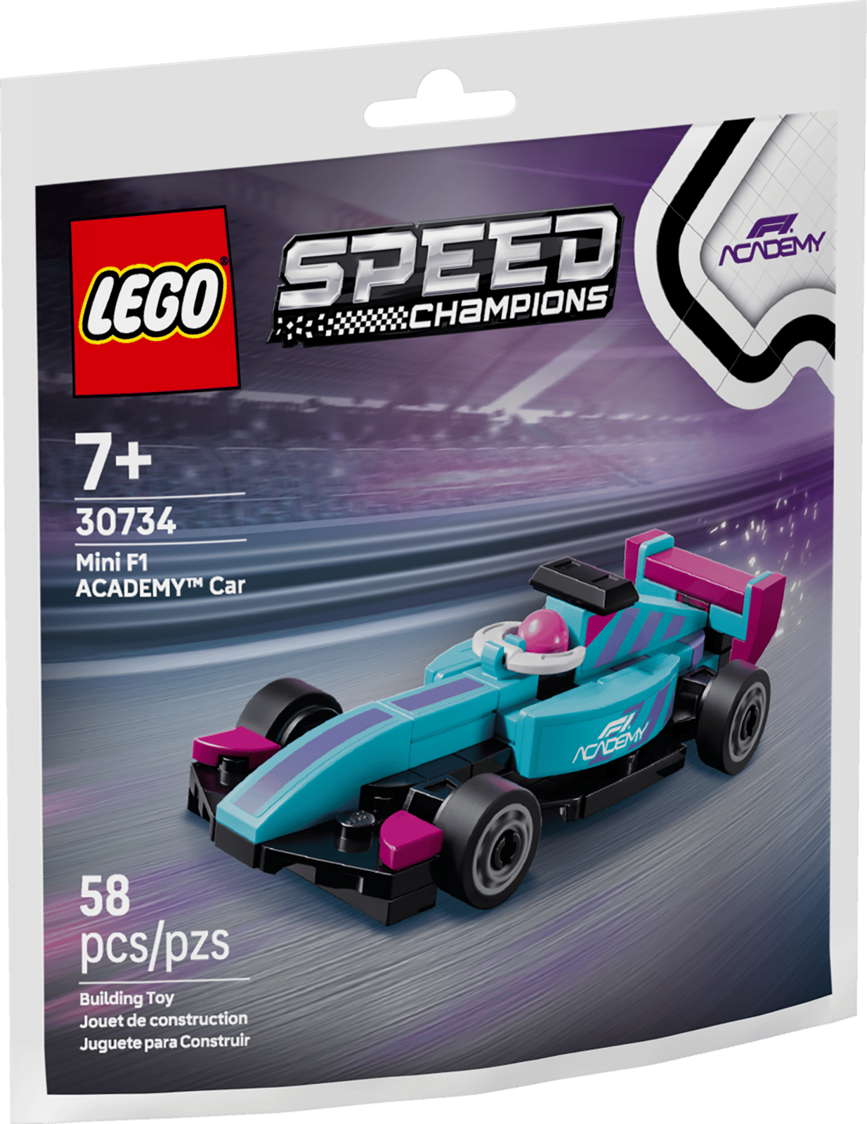 Speed Champions: Mini F1 Academy Car Building Pack – Cherry Tree
