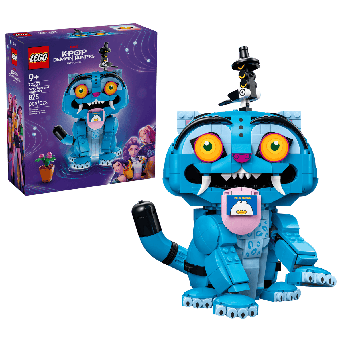 KPop Demon Hunters Derpy Tiger & Sussie Bird Building Set