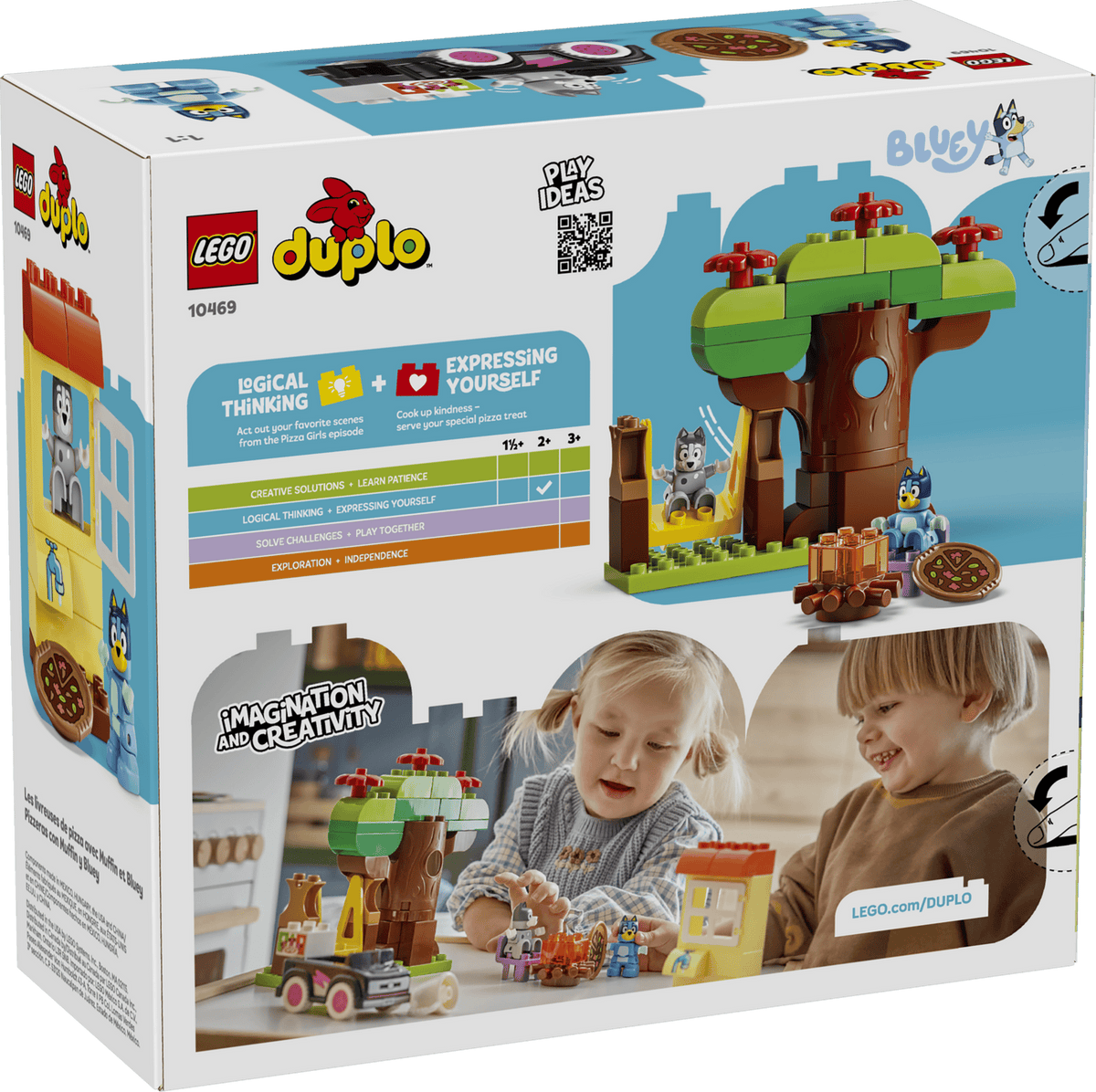 Duplo: Pizza Girls with Muffin & Bluey Building Set