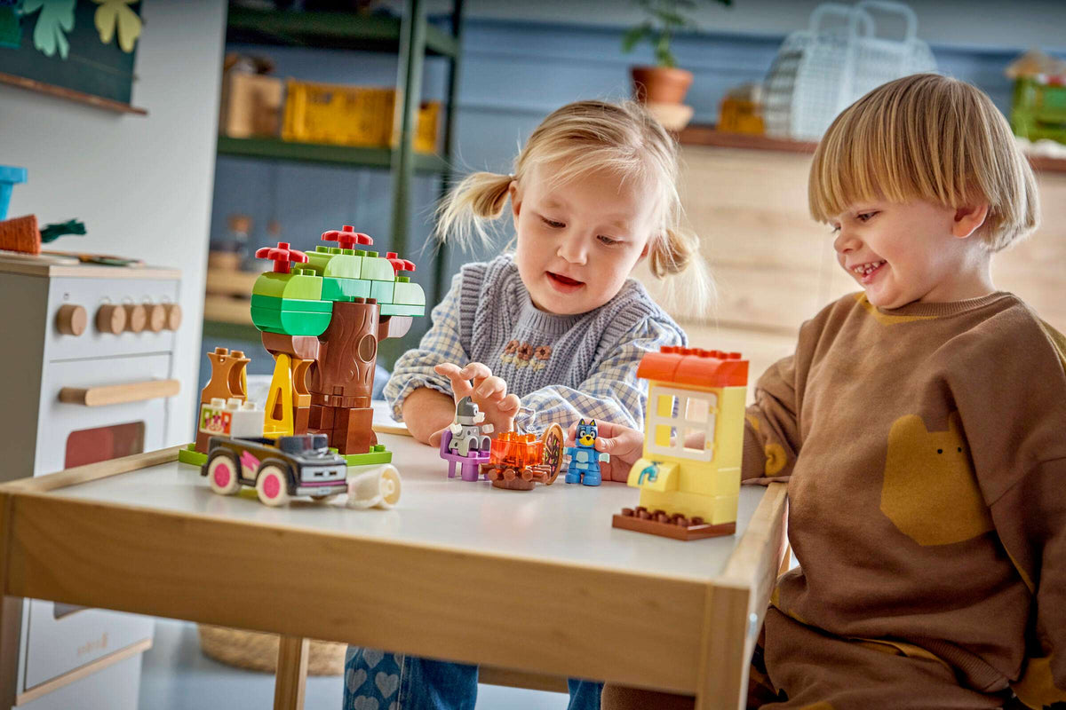 Duplo: Pizza Girls with Muffin & Bluey Building Set