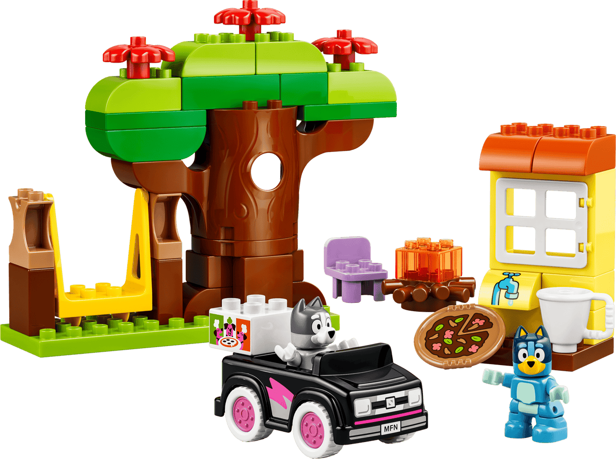 Duplo: Pizza Girls with Muffin & Bluey Building Set