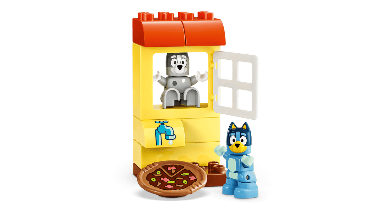Duplo: Pizza Girls with Muffin & Bluey Building Set