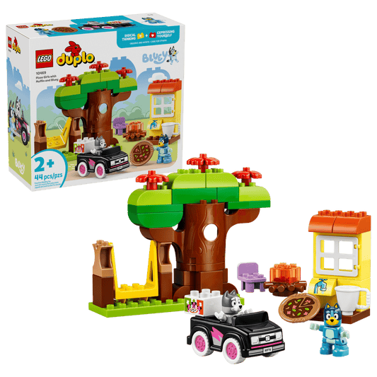 Duplo: Pizza Girls with Muffin & Bluey Building Set