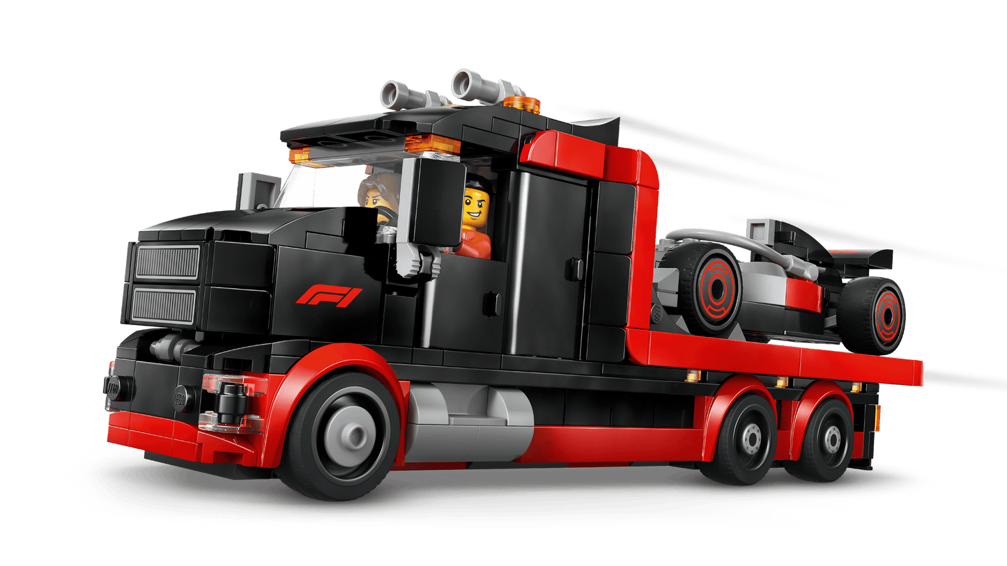 City: F1® Display Truck with Audi F1® Race Car Building Set