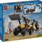 City: Yellow Backhoe Loader Building Set