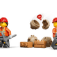 City: Yellow Backhoe Loader Building Set