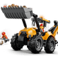 City: Yellow Backhoe Loader Building Set