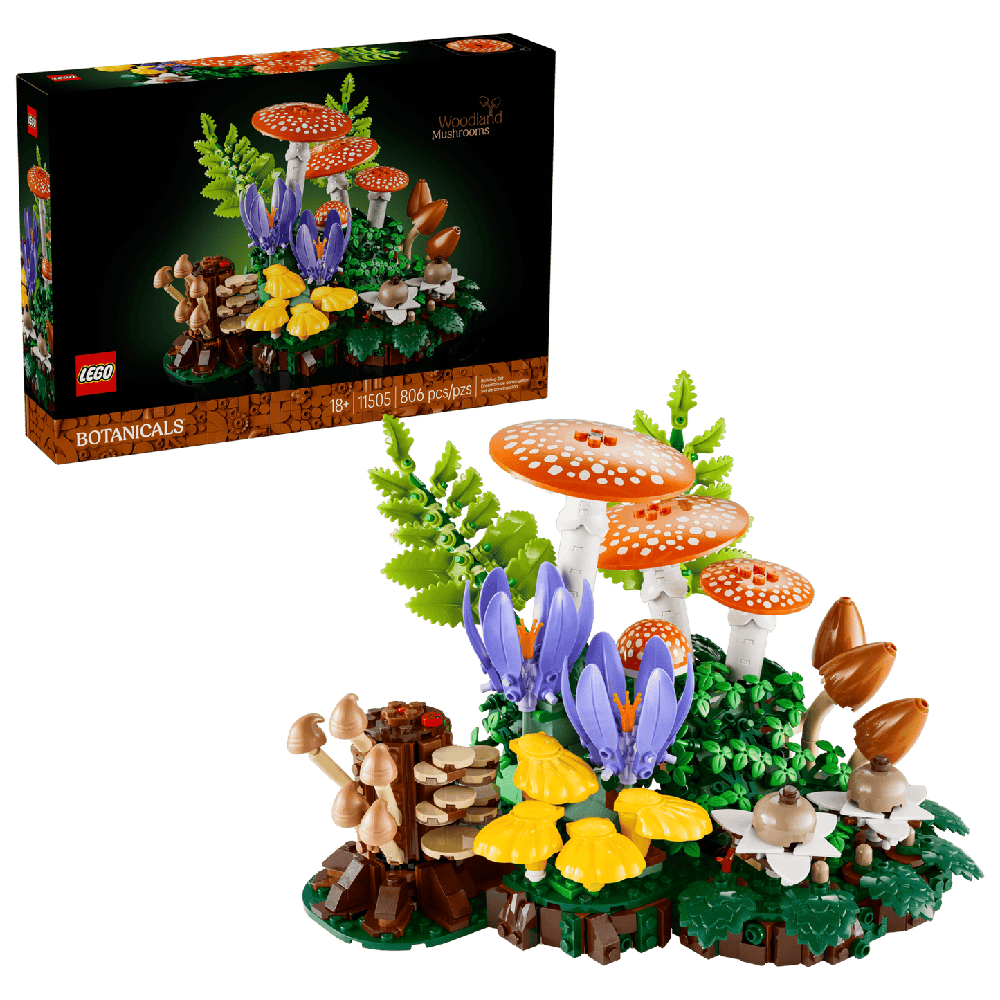 Botanicals: Woodland Mushrooms Building Set