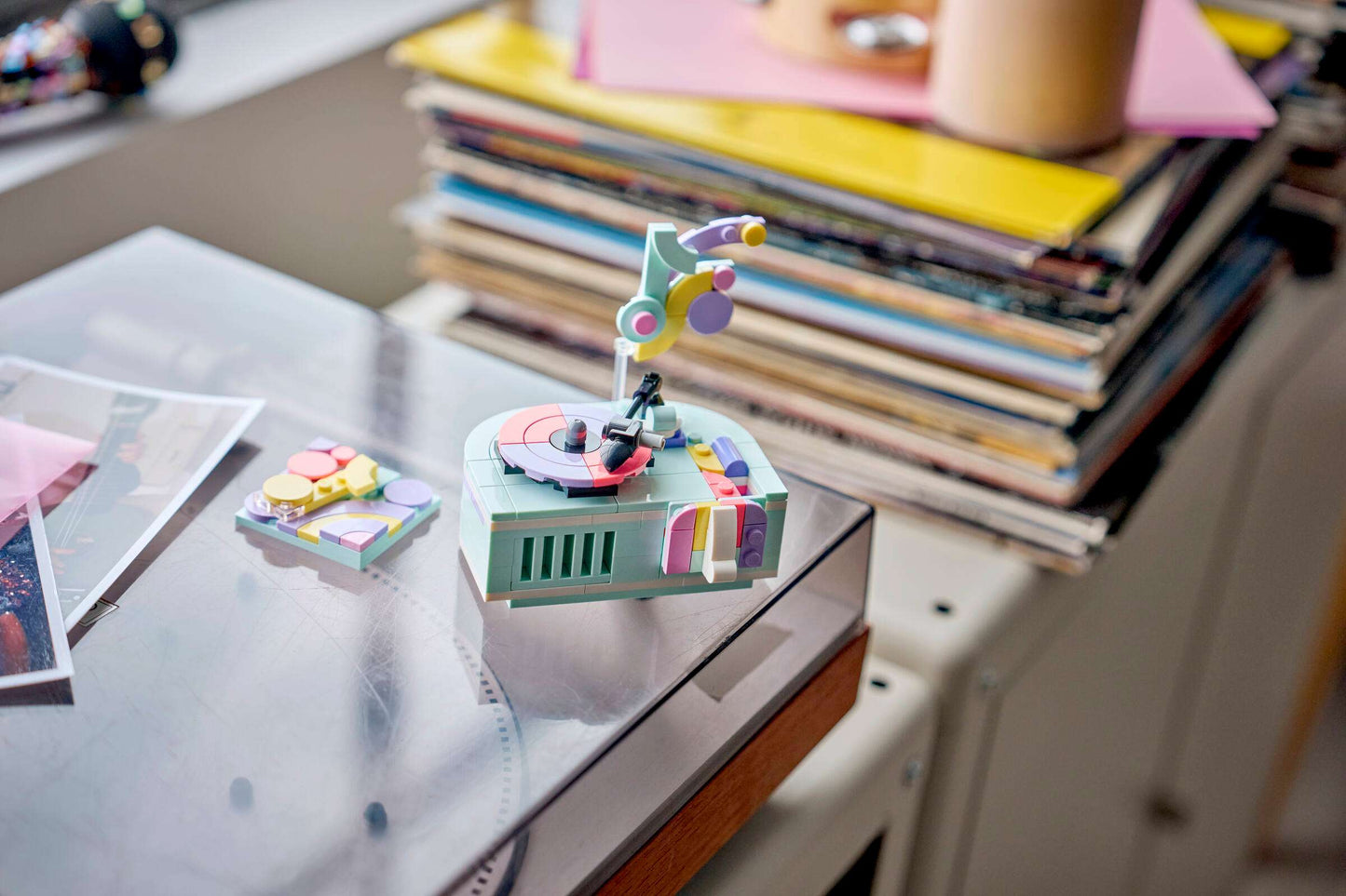 Creator: Music Decor Piano with Cat Building Set