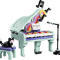 Creator: Music Decor Piano with Cat Building Set