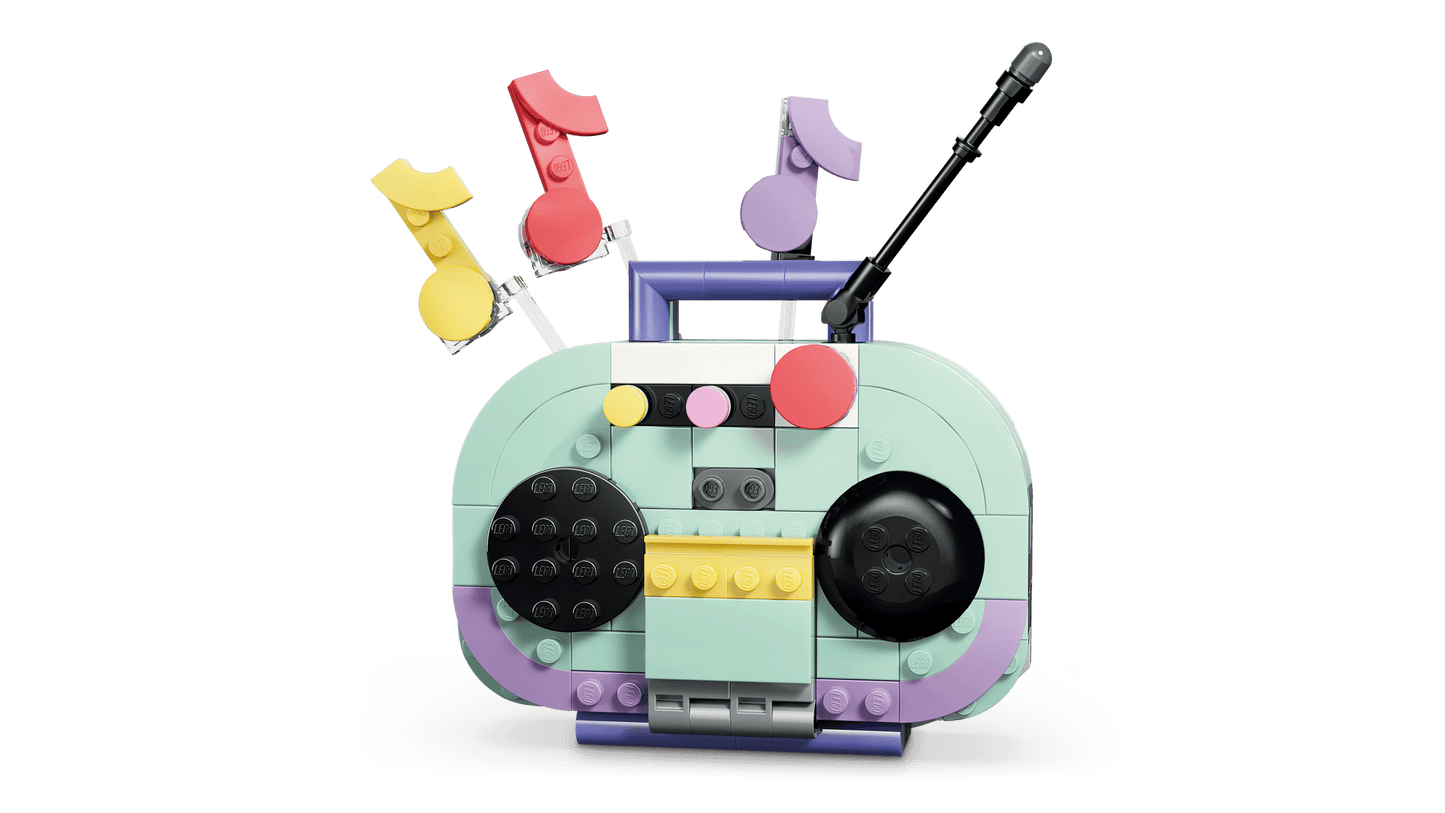 Creator: Music Decor Piano with Cat Building Set