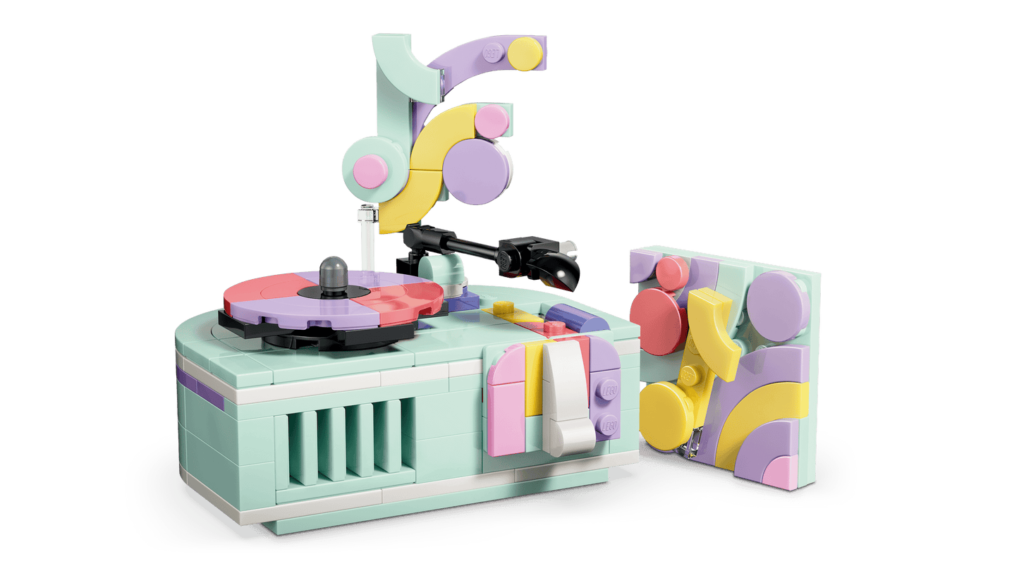 Creator: Music Decor Piano with Cat Building Set