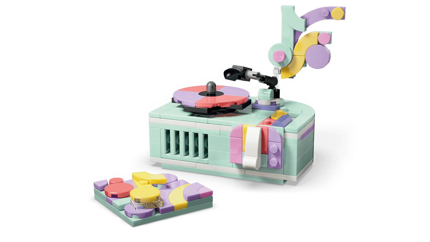 Creator: Music Decor Piano with Cat Building Set