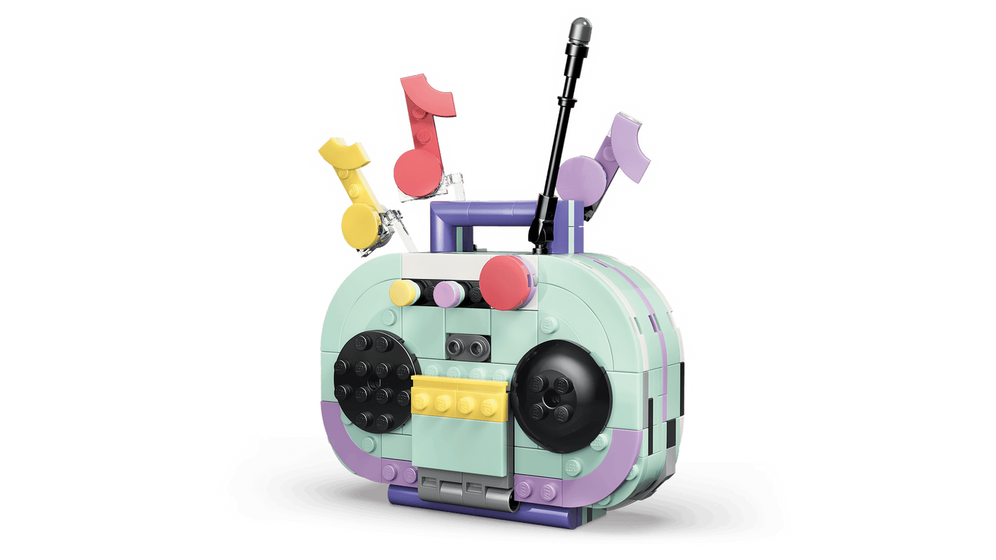 Creator: Music Decor Piano with Cat Building Set