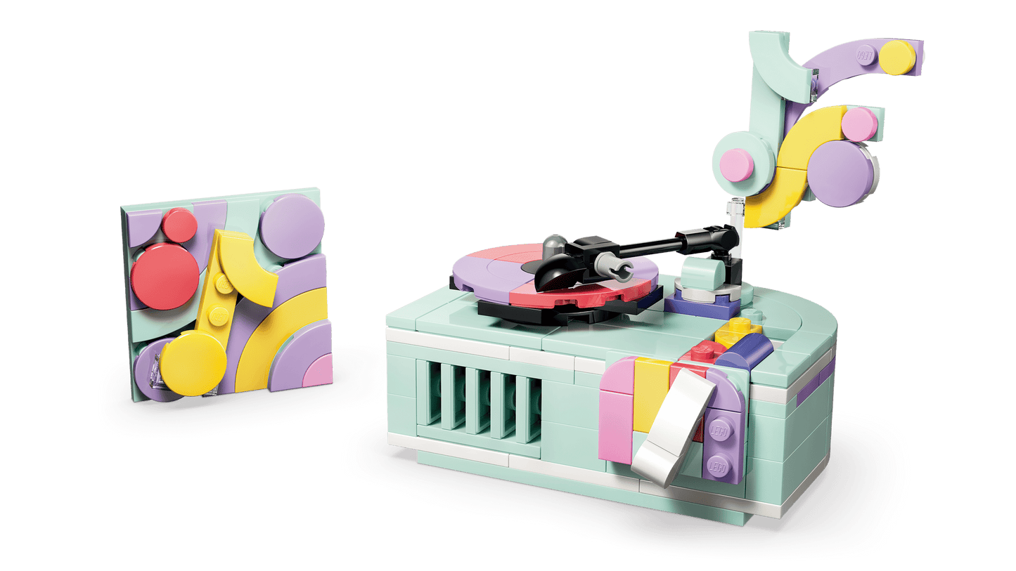 Creator: Music Decor Piano with Cat Building Set