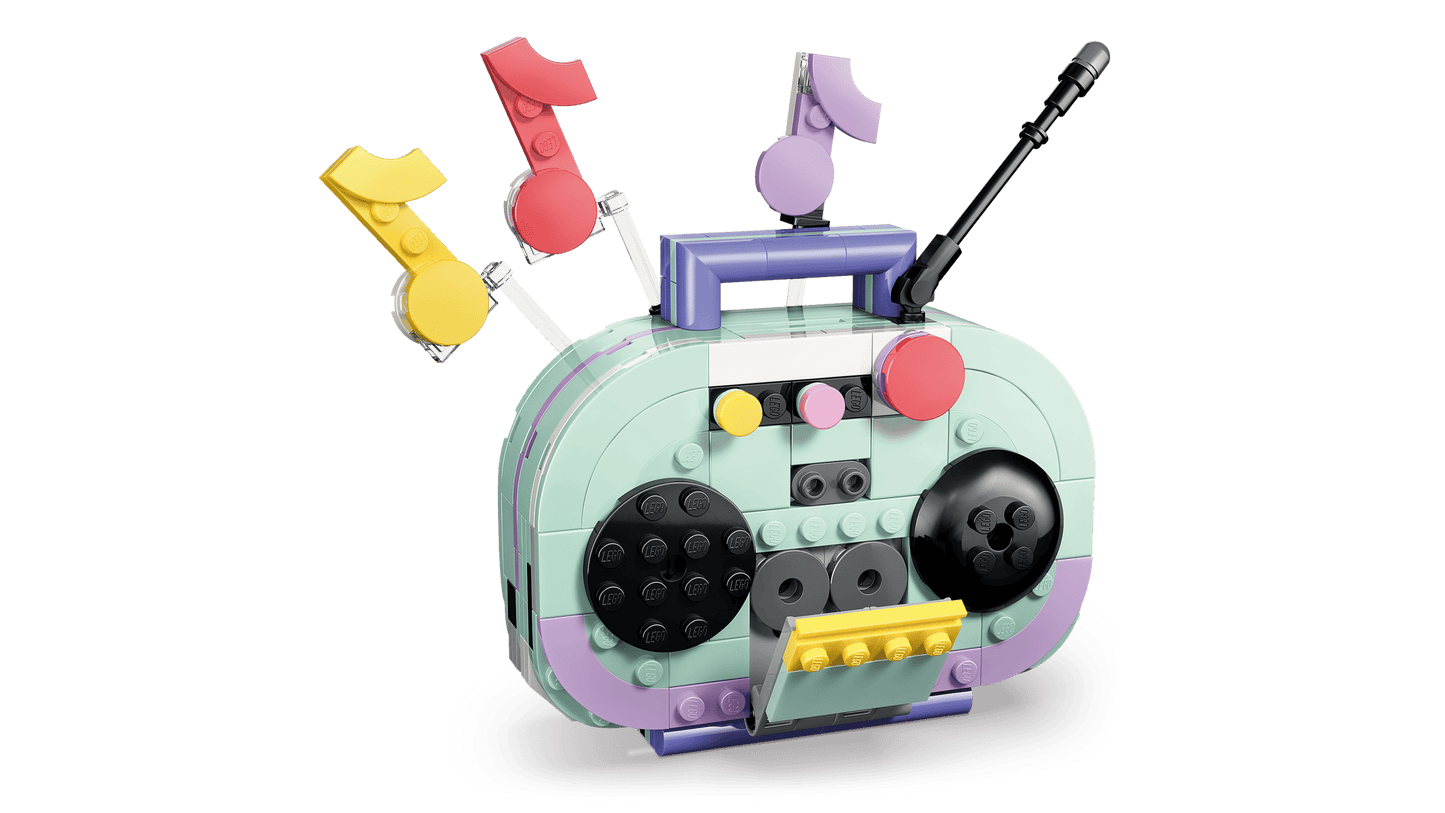 Creator: Music Decor Piano with Cat Building Set