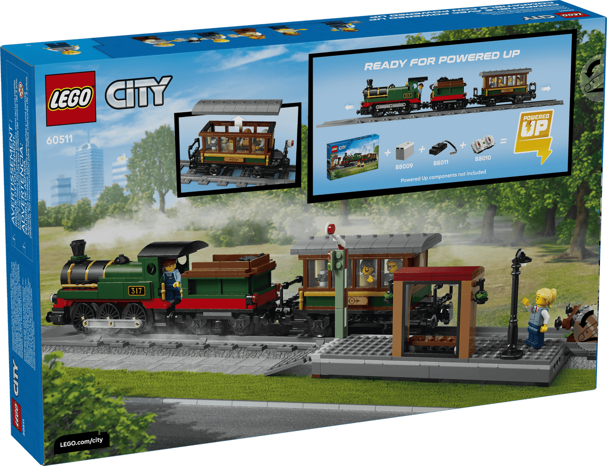 City: Vintage Steam Train Building Set