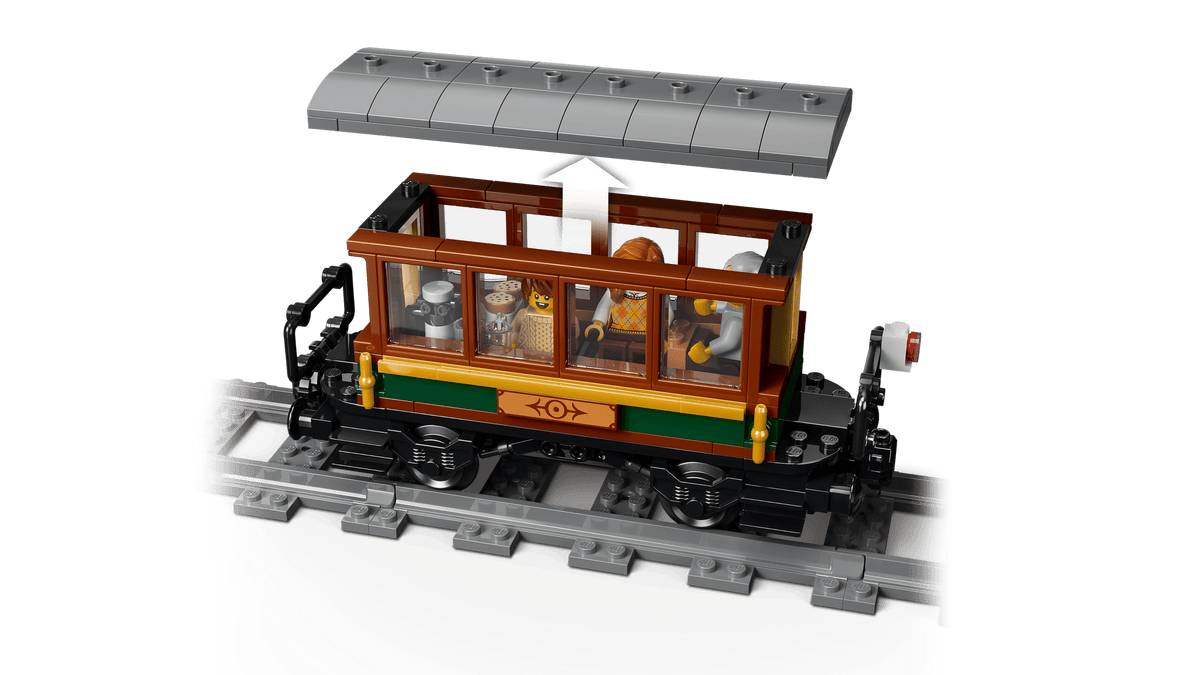 City: Vintage Steam Train Building Set
