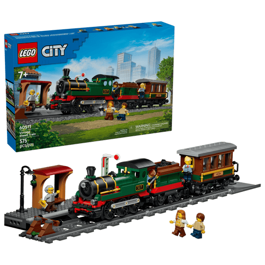 City: Vintage Steam Train Building Set