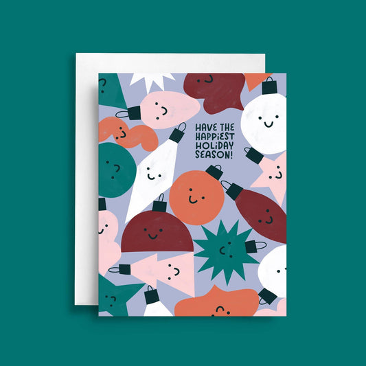 Happiest Ornaments Holiday Card