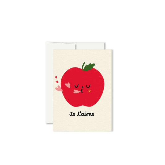 Pomme D'Amour Miniature Greeting Card