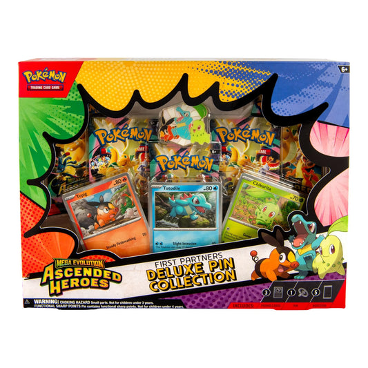 Pokémon TCG: Mega Evolution Ascended Heroes First Partners Deluxe Pin Collection