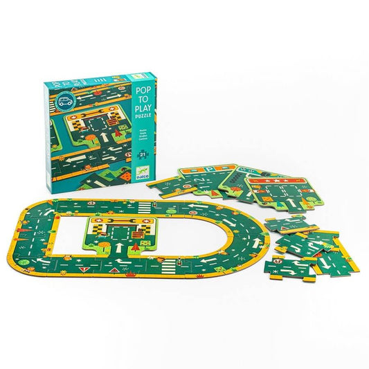 Roads Pop-to-Play Puzzle